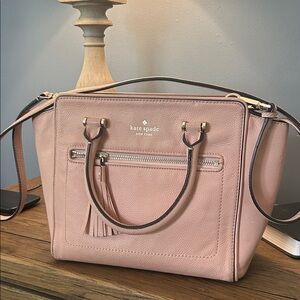 Kate Spade Pink Satchel with Tassel